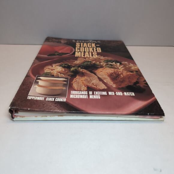 Tupperware Tupperwave Stack Cooked Meals Recipe Book #33409 Stack Cooker 1990 - Picture 6 of 11